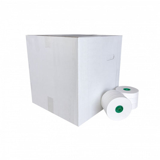 Toiletpapier met dop, recycled 2 laags - 36 rol per doos | 256010