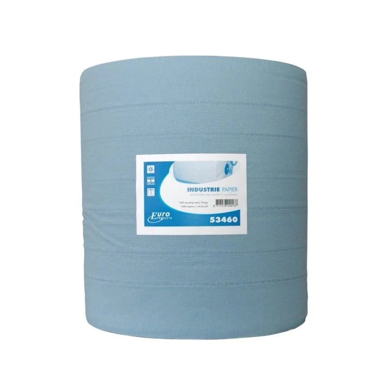 Industriepapier 37 cm Blauw 3-laags - rol á 380 meter | P53460 - Budget Papier