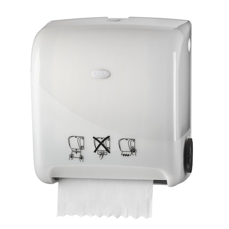 Pearl White Matic handdoekautomaat | 431106 - Budget Papier